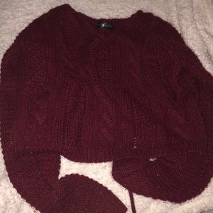 Cropped sweater
